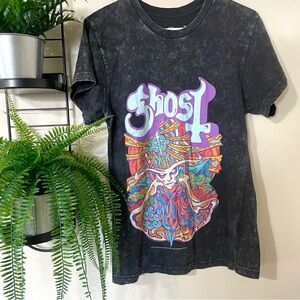 ghost satanic panic graphic tshirt